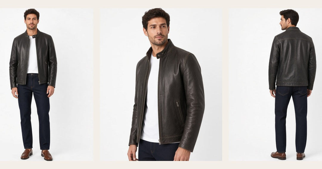 How to Style a Men's Black Leather Jacket: 6 Easy Outfits