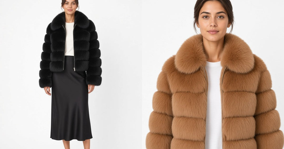 How to Style a Cropped Faux Fur Jacket: 7 Outfits for Parties, Dinners and Weekends