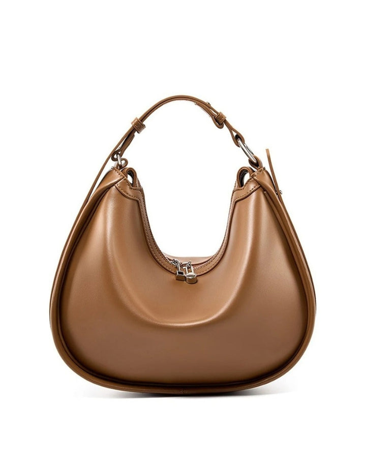 Addison Hobo Leather Bag - close-up detail