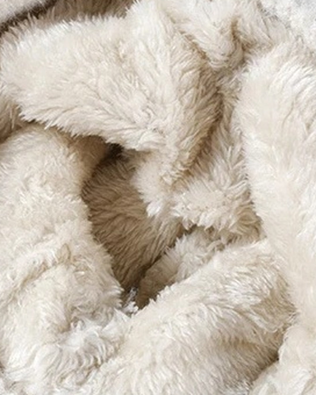 Posy Faux Fur Pom Bow Beanie - close-up detail