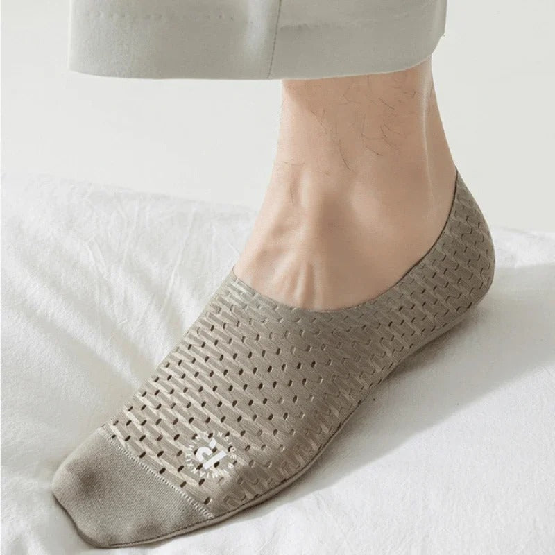 Summer Breathable Invisible No Show Socks Men