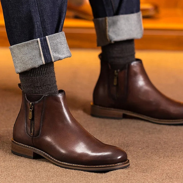 Julian Chelsea Leather Boots