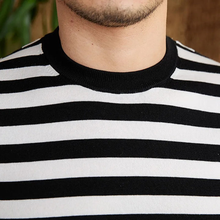 Alessandro Striped Linen T-shirt