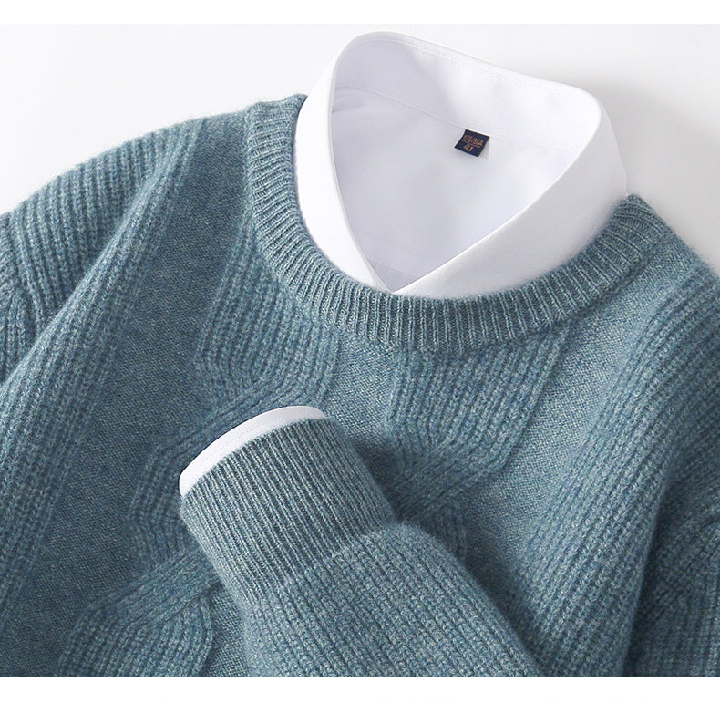 Merino Jacquard Wool Sweater