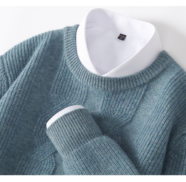 Merino Jacquard Wool Sweater