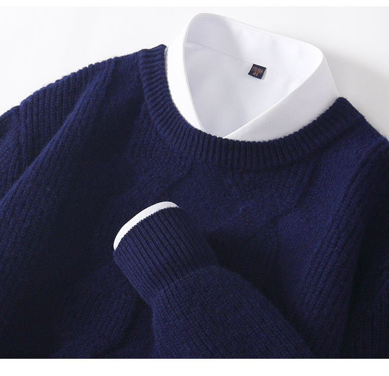 Merino Jacquard Wool Sweater