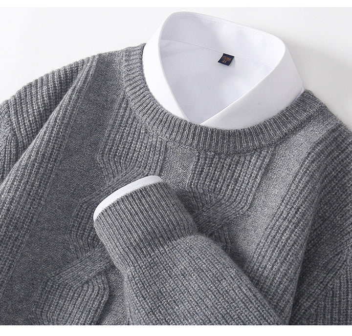 Merino Jacquard Wool Sweater