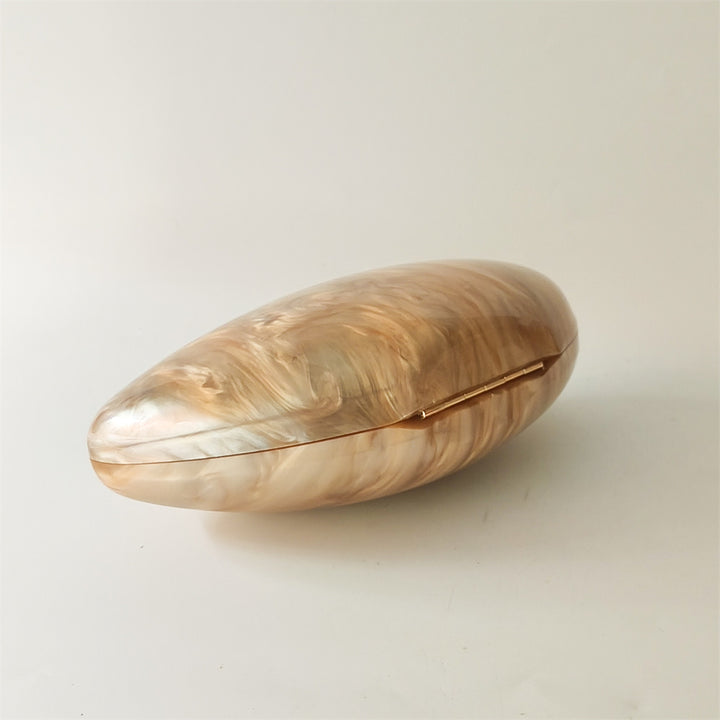 Jasper Crystal Pearl Clutch Bag