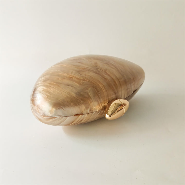 Jasper Crystal Pearl Clutch Bag