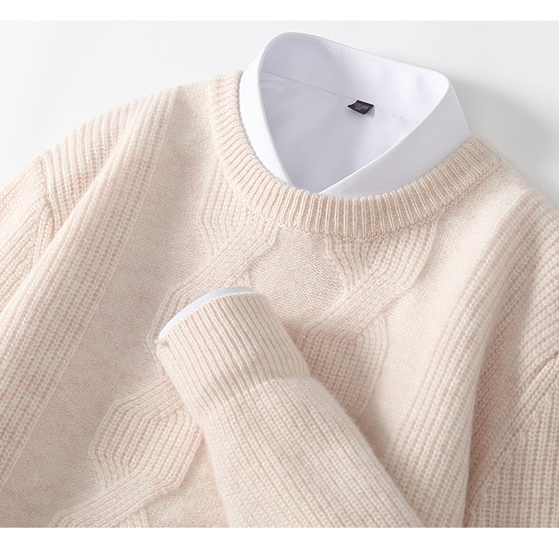 Merino Jacquard Wool Sweater