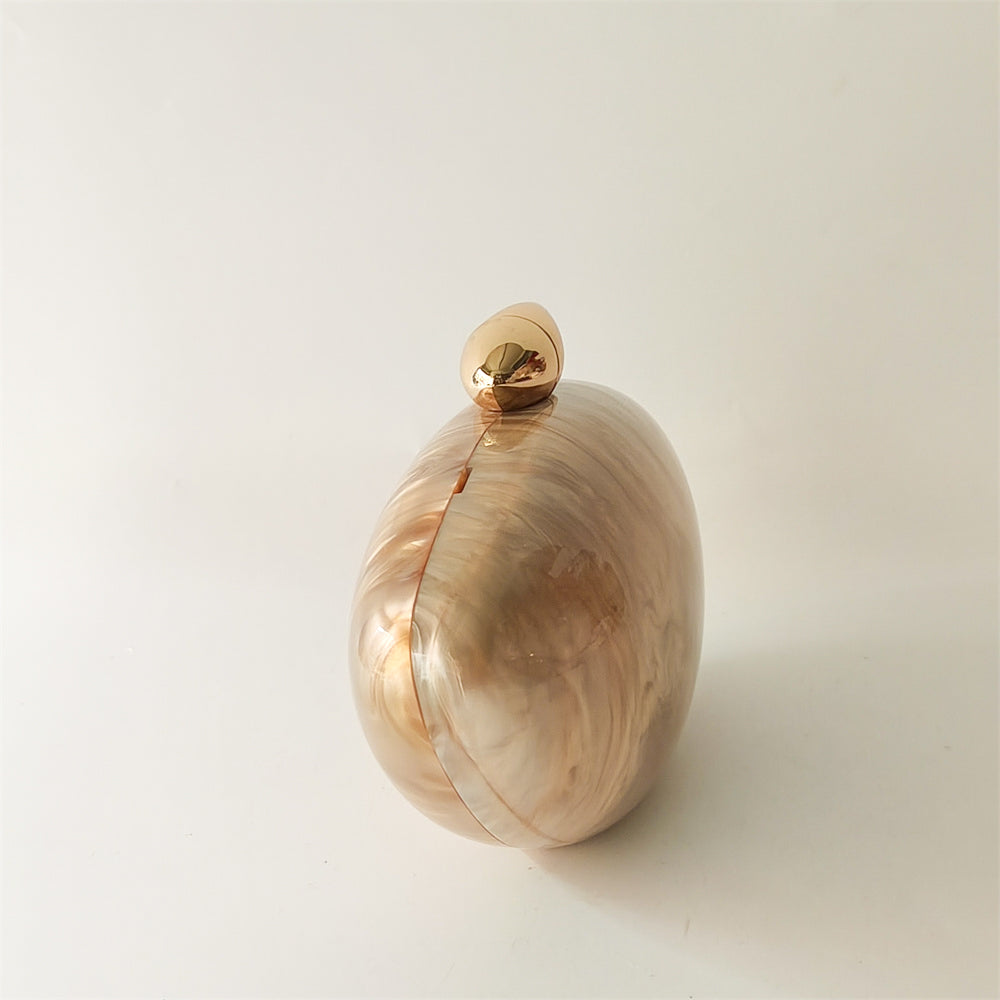 Jasper Crystal Pearl Clutch Bag