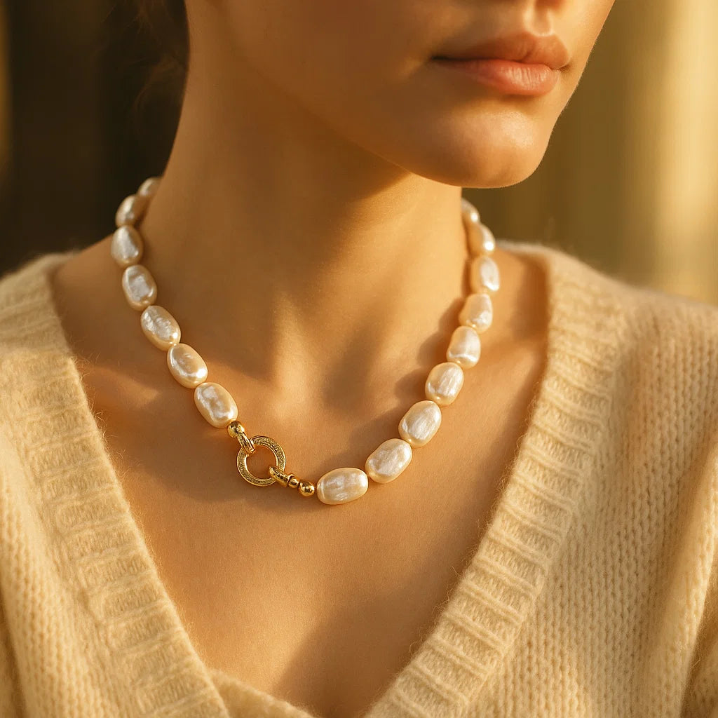 Venus 100% Natural Baroque Freshwater Pearls