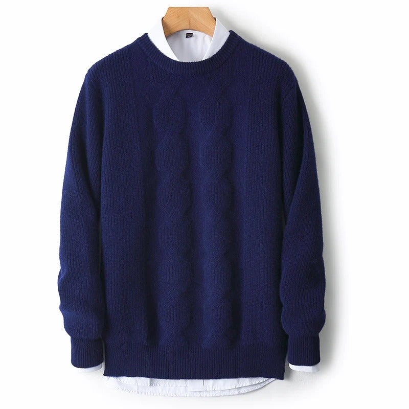 Merino Jacquard Wool Sweater