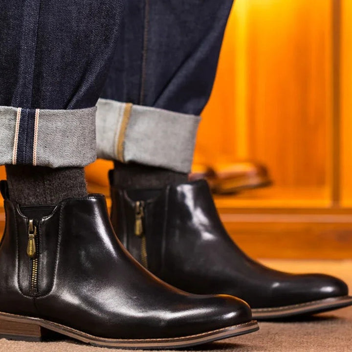 Julian Chelsea Leather Boots