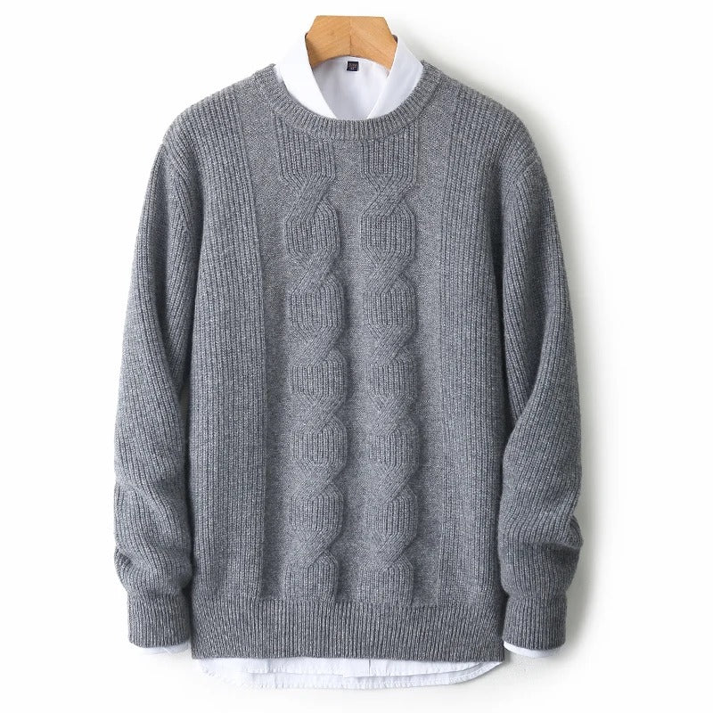 Merino Jacquard Wool Sweater