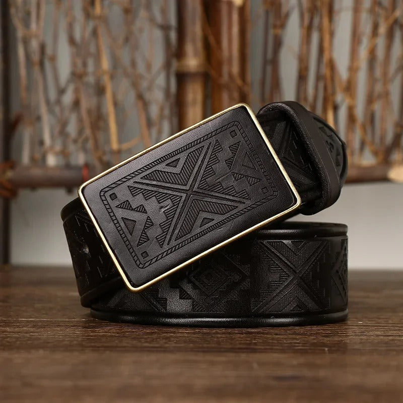 Edmondo Retro Genuine Leather Belt