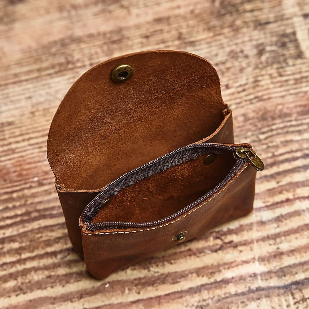 NUPUGOO Genuine Leather Retro Coin Purse — image 1