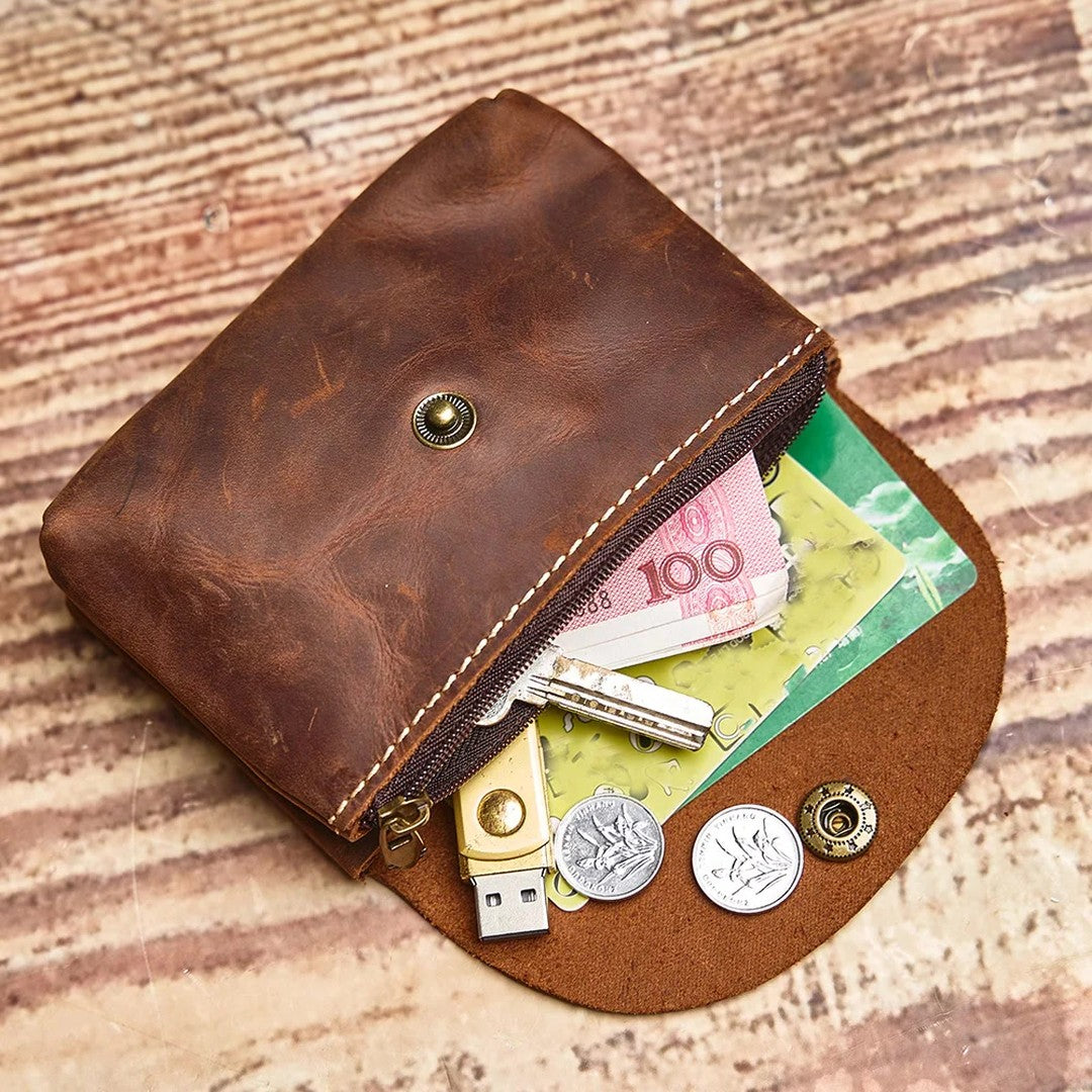 NUPUGOO Genuine Leather Retro Coin Purse — image 3