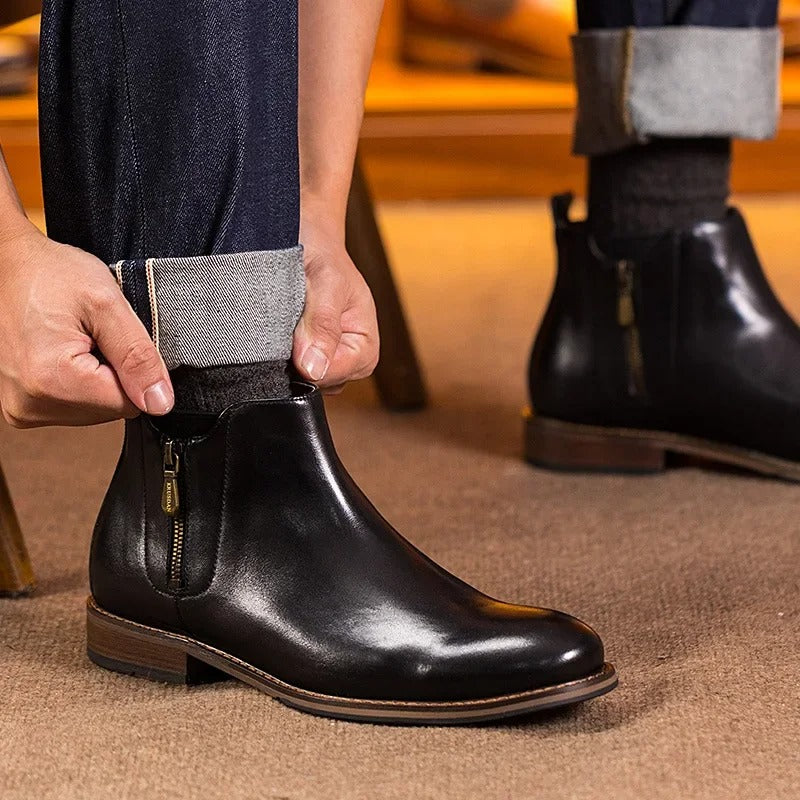 Julian Chelsea Leather Boots