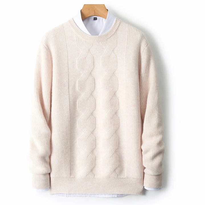 Merino Jacquard Wool Sweater