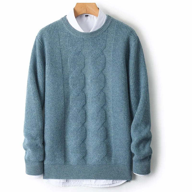 Merino Jacquard Wool Sweater