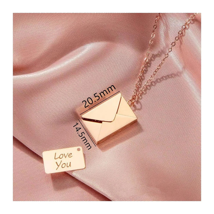 Elodie envelope opened with the "Love You" card, about 20.5 x 14.5 mm