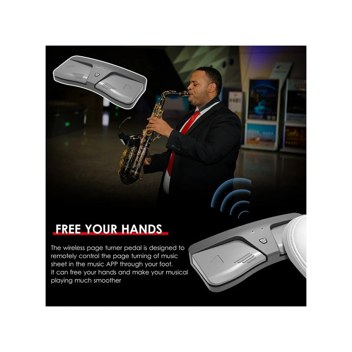 Felix pedal turns pages hands-free