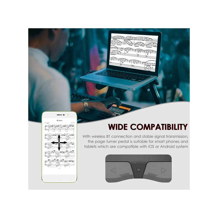 Felix pedal works with tablets and phones
