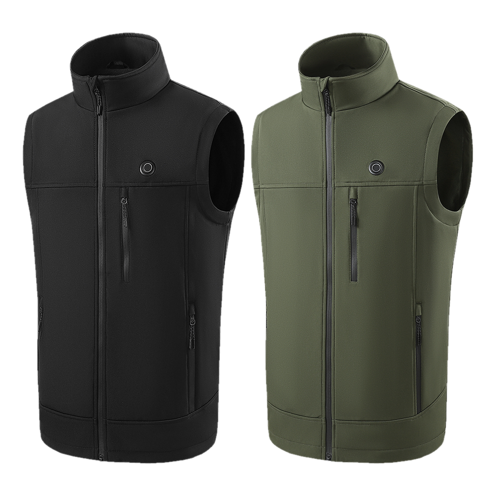 Halden Heated Vest in Black and Green