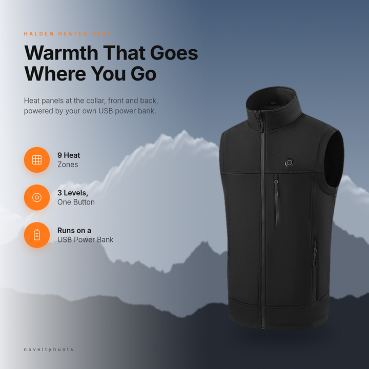 Halden Heated Vest: Warmth That Goes Where You Go