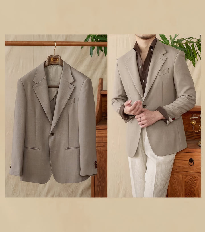 Matteo Linen Tencel Blend Suit Jacket