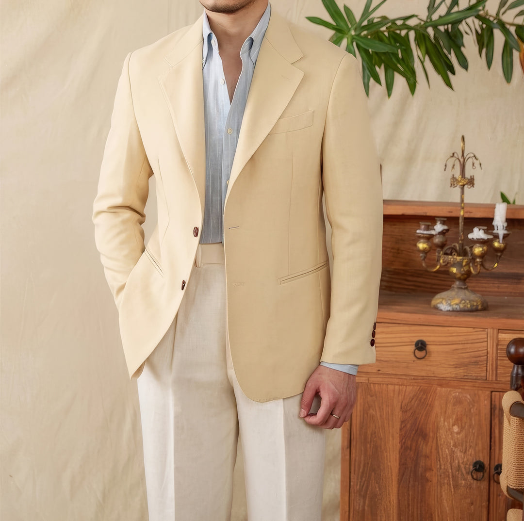 Matteo Linen Tencel Blend Suit Jacket