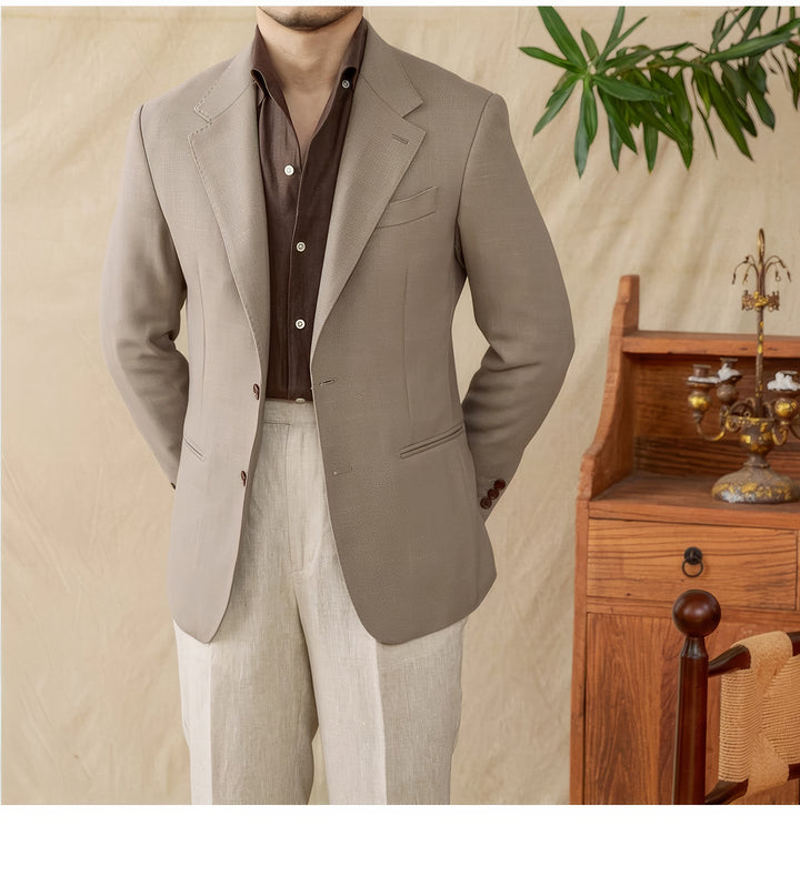 Matteo Linen Tencel Blend Suit Jacket