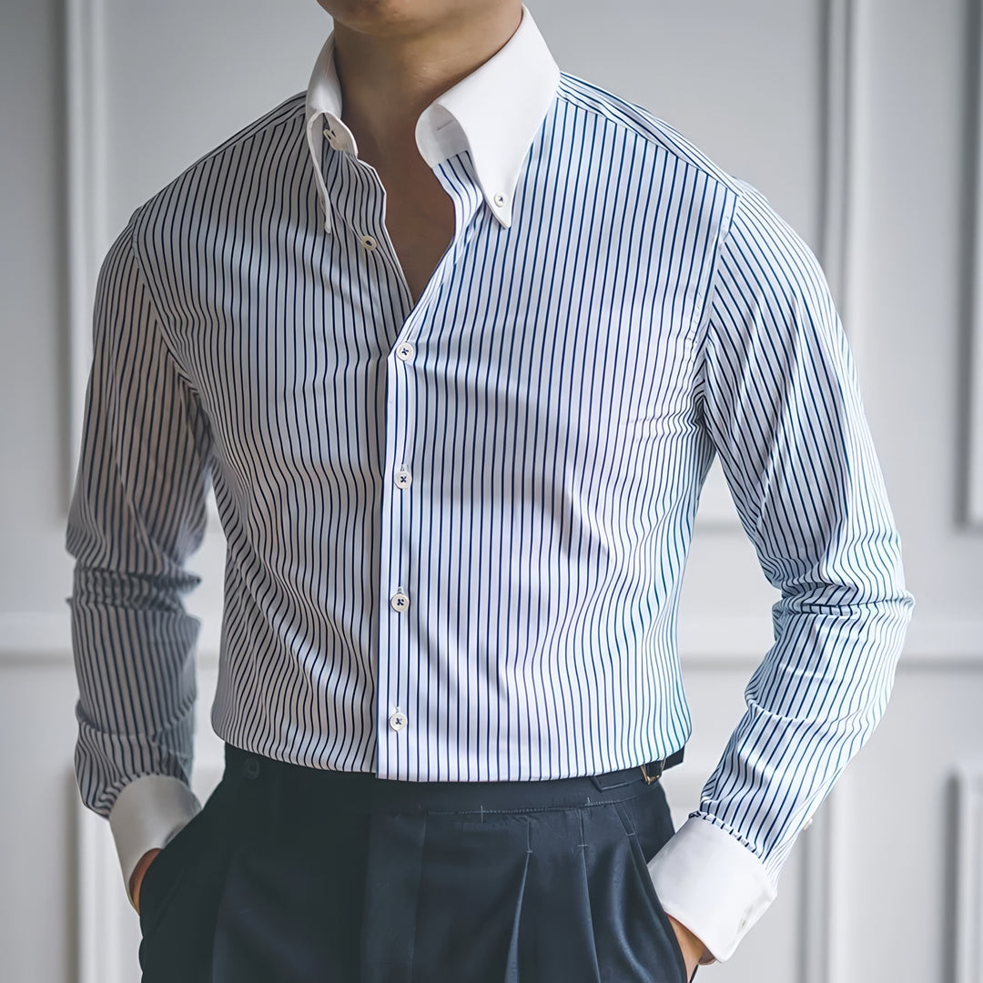 Marcello Slim Fit Stripe Shirt