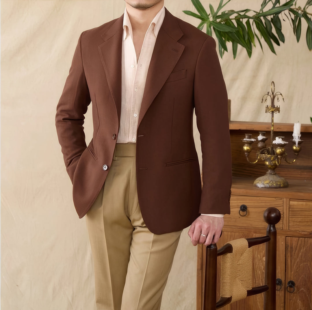 Matteo Linen Tencel Blend Suit Jacket