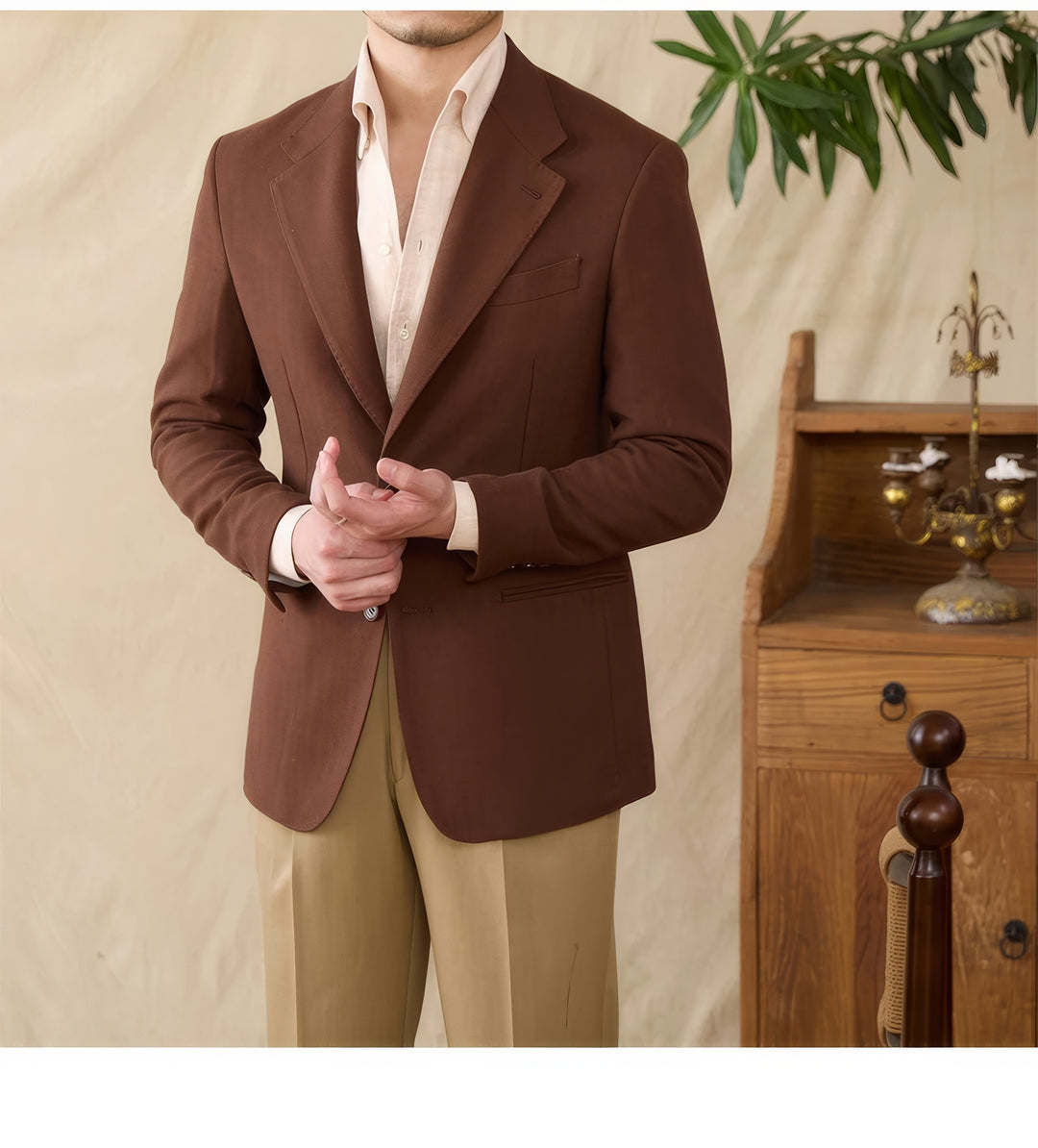 Matteo Linen Tencel Blend Suit Jacket