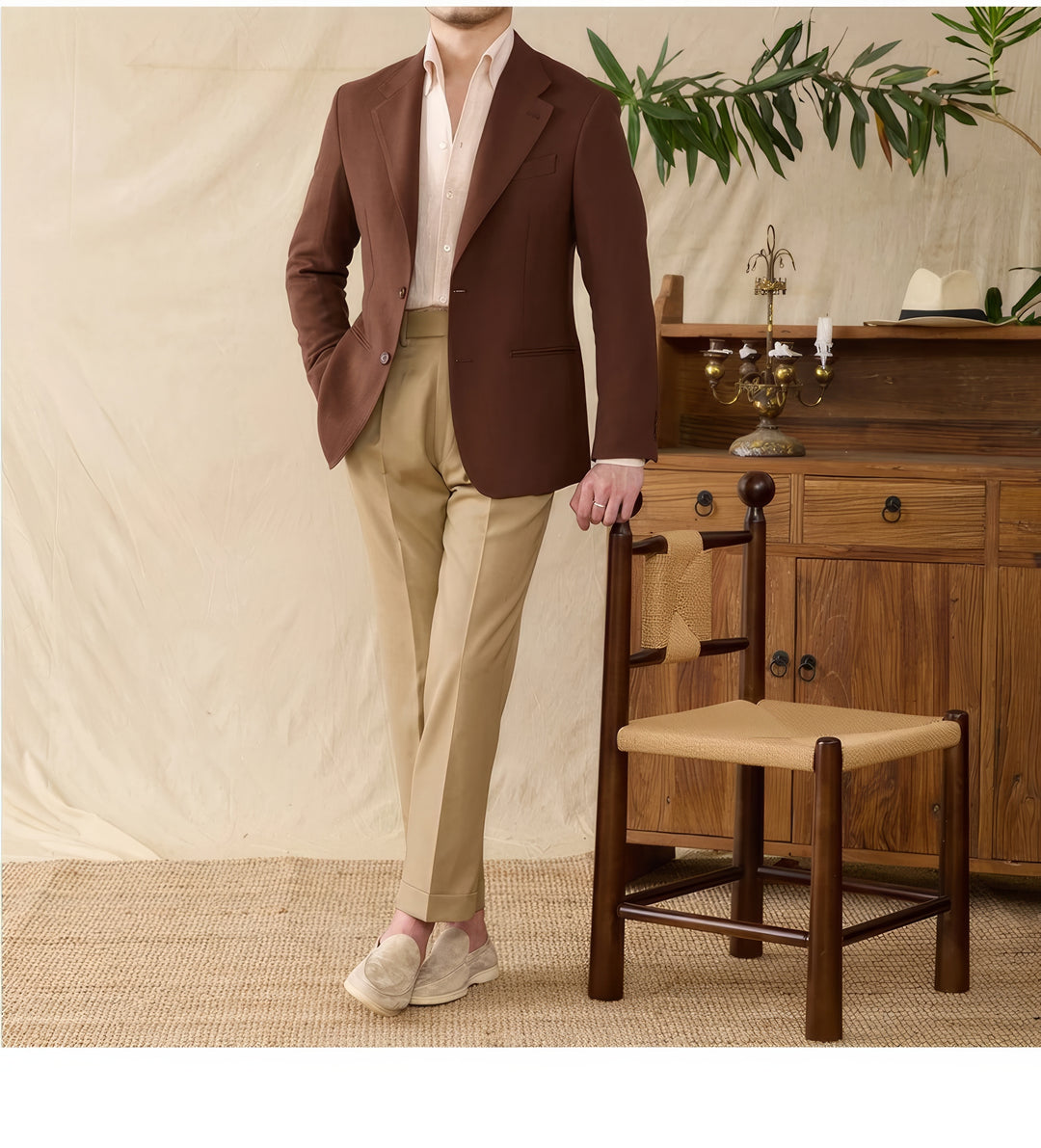 Matteo Linen Tencel Blend Suit Jacket