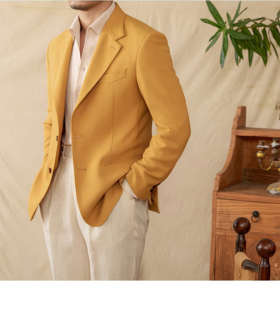 Matteo Linen Tencel Blend Suit Jacket