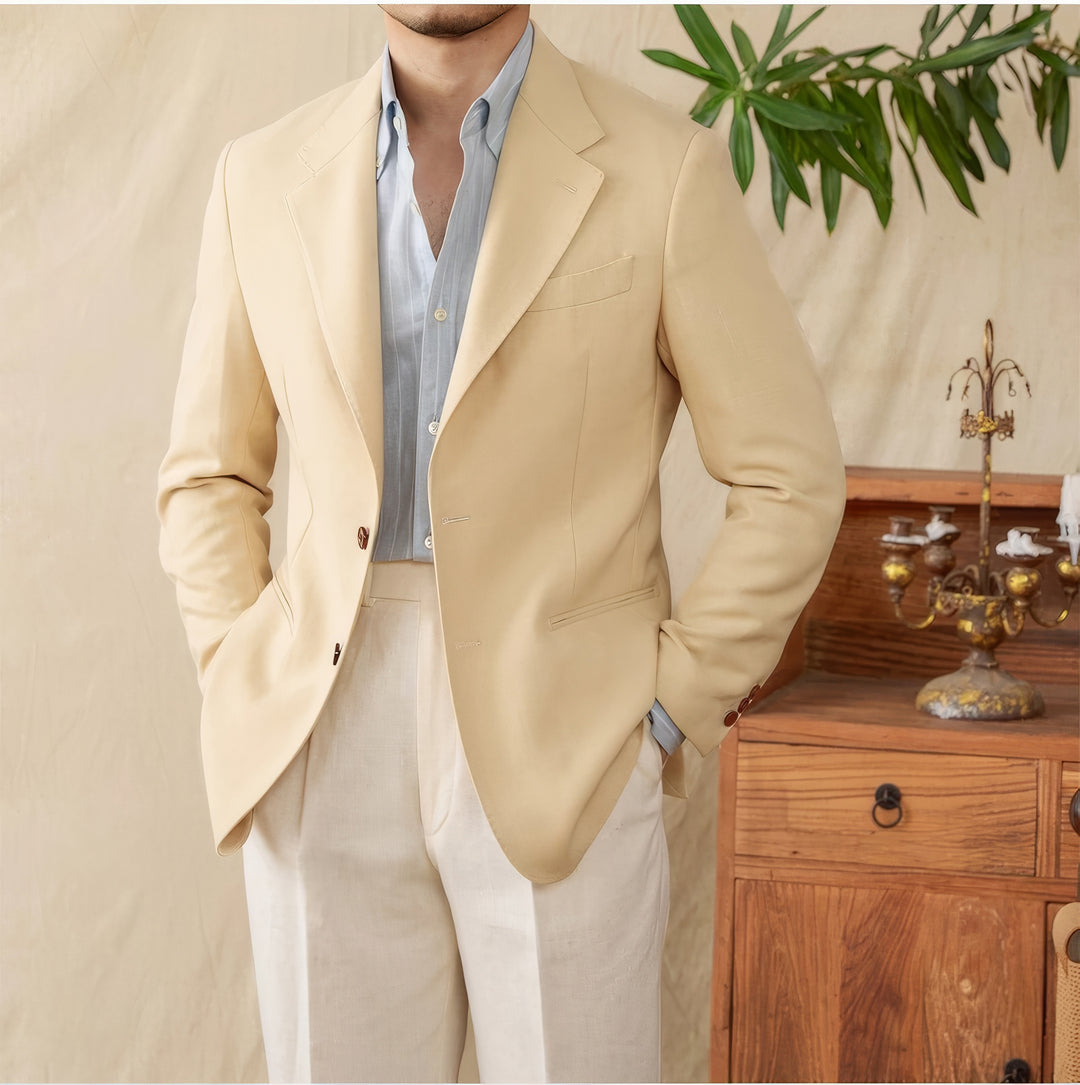 Matteo Linen Tencel Blend Suit Jacket