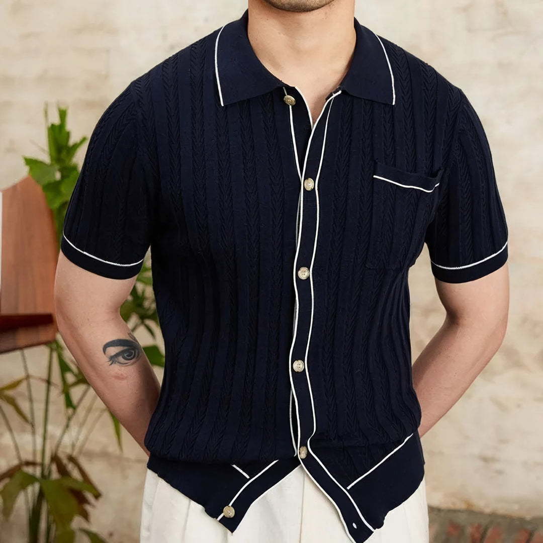 Salvatore Knit Polo T-shirt