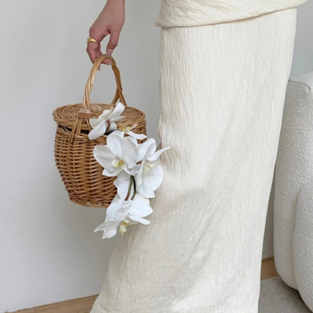 Côte Rattan Basket Bag