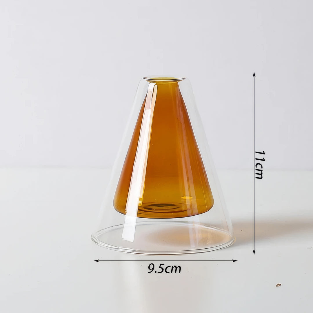 Clear Murano Glass Vases