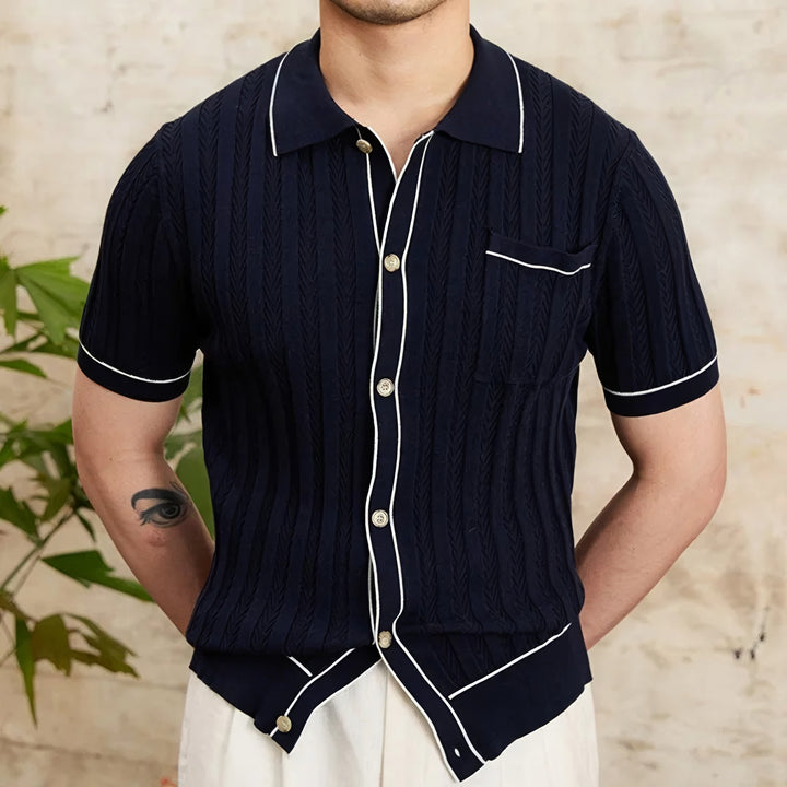 Salvatore Knit Polo T-shirt