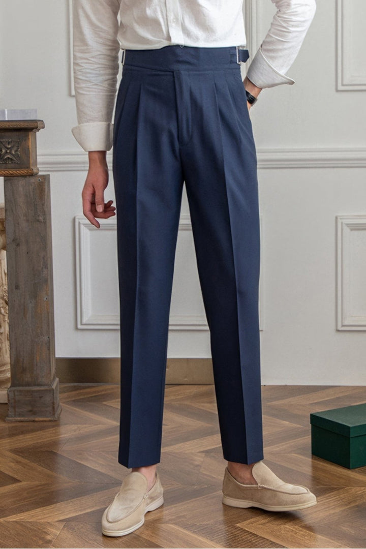 Roberto Pleated Wrinkle-Resistant Trousers