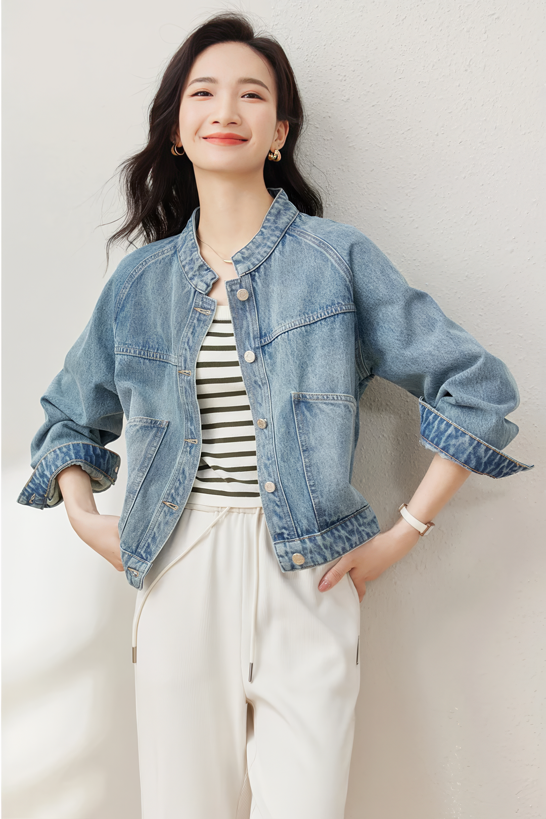 Liliana Retro Denim Jacket