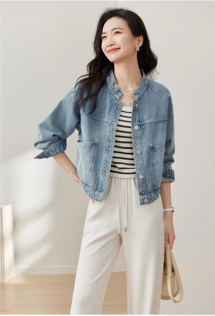 Liliana Retro Denim Jacket