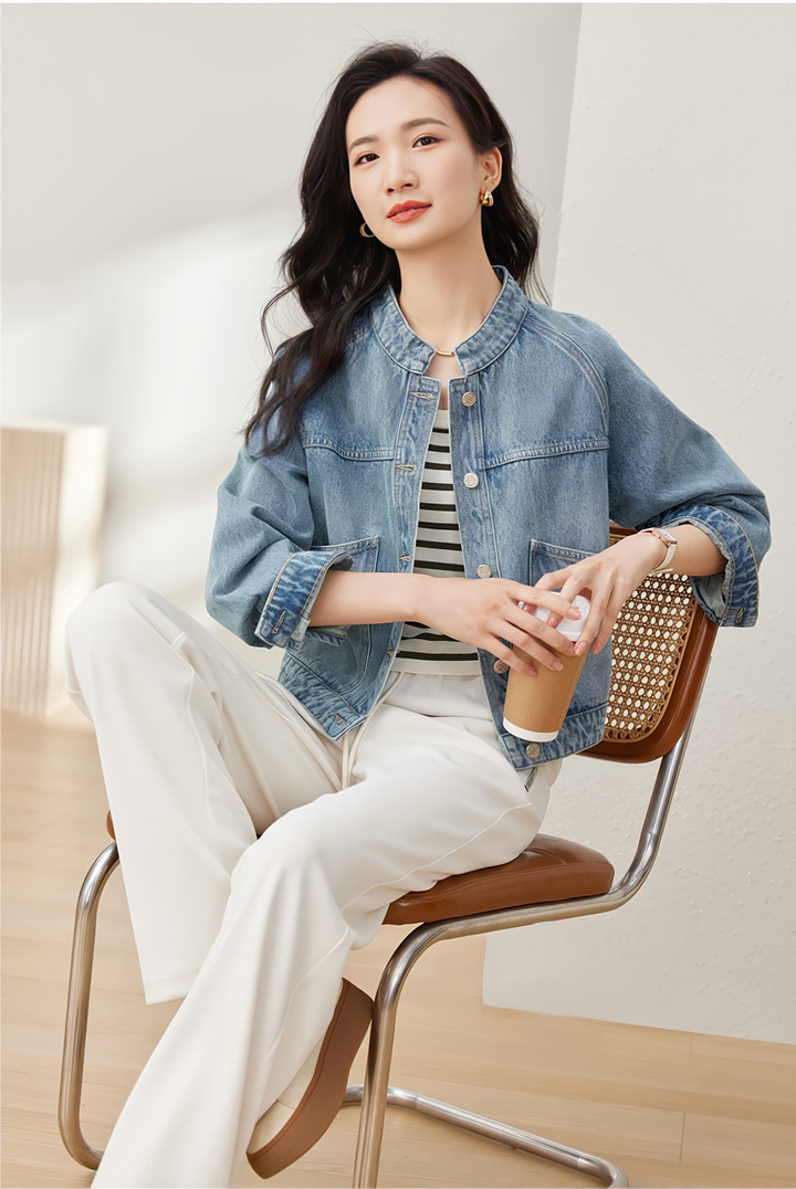 Liliana Retro Denim Jacket