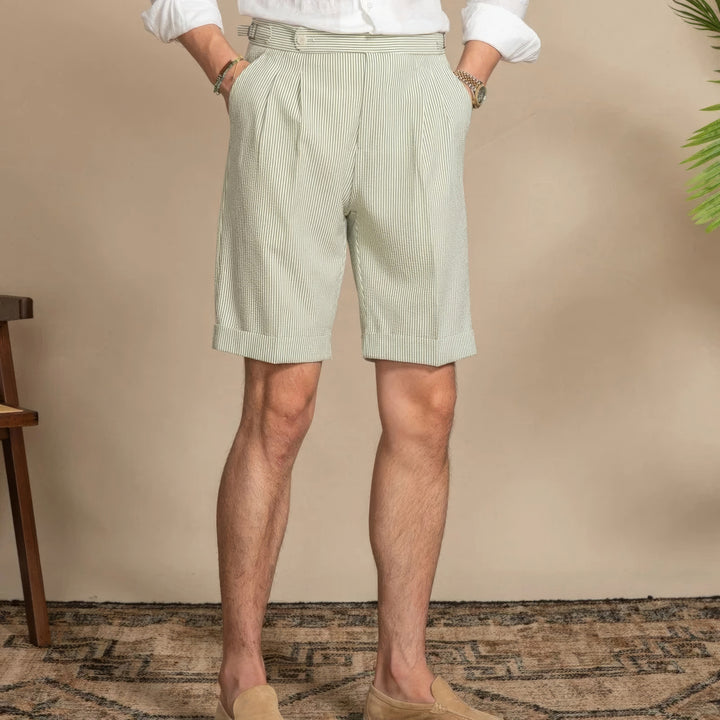 Nicolo Seersucker Short Pants