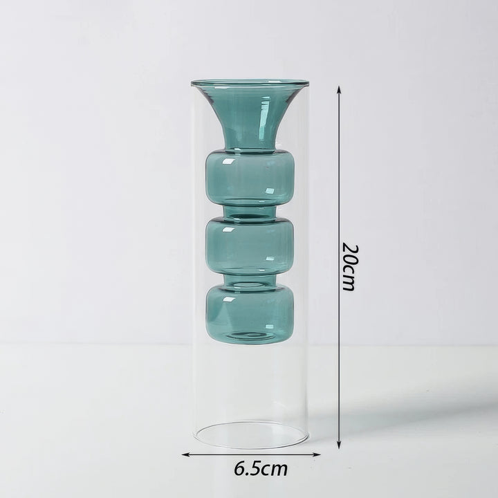 Clear Murano Glass Vases