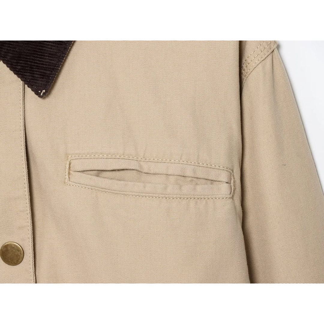 Khaki Hollis jacket, detail